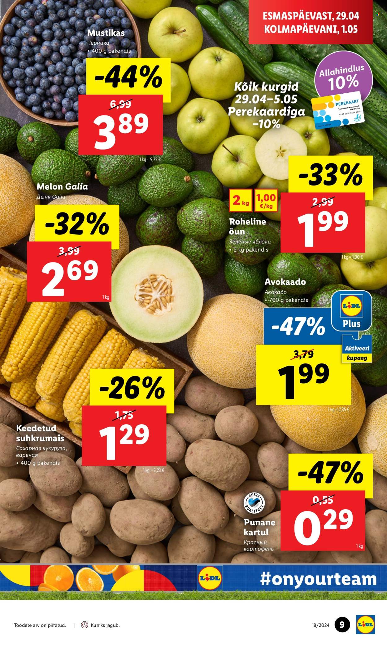 Lidl kliendileht - 29.04.2024 - 05.05.2024. Lehekülg 9