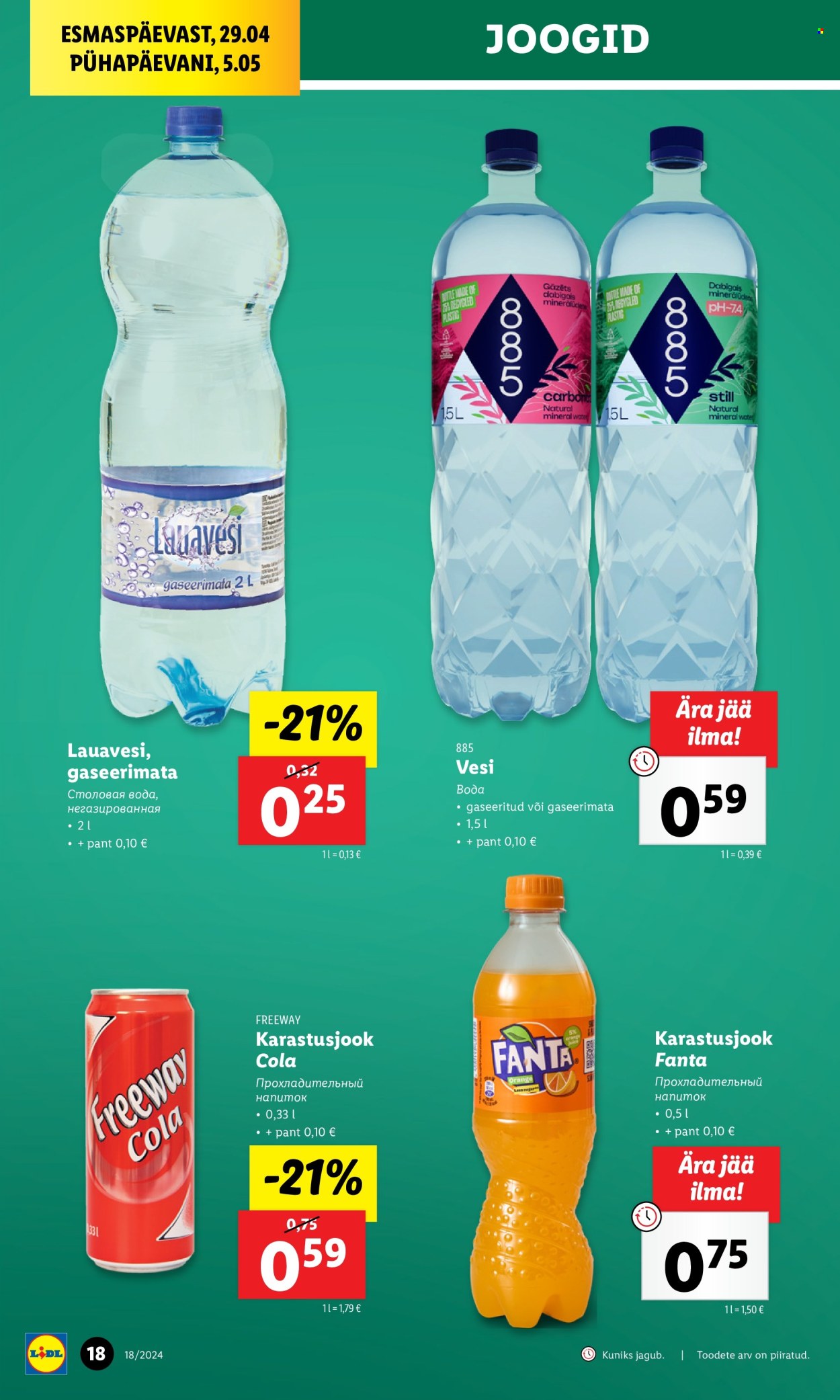 Lidl kliendileht - 29.04.2024 - 05.05.2024. Lehekülg 18