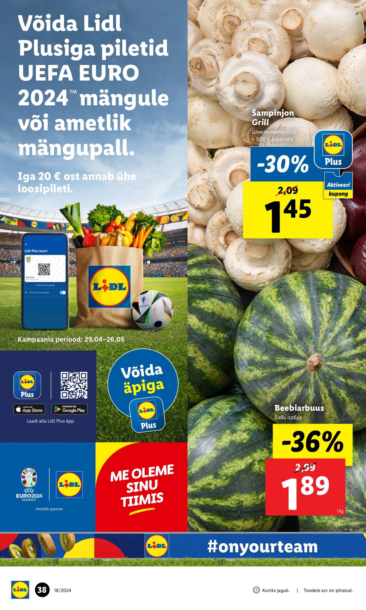 Lidl kliendileht - 29.04.2024 - 05.05.2024. Lehekülg 38