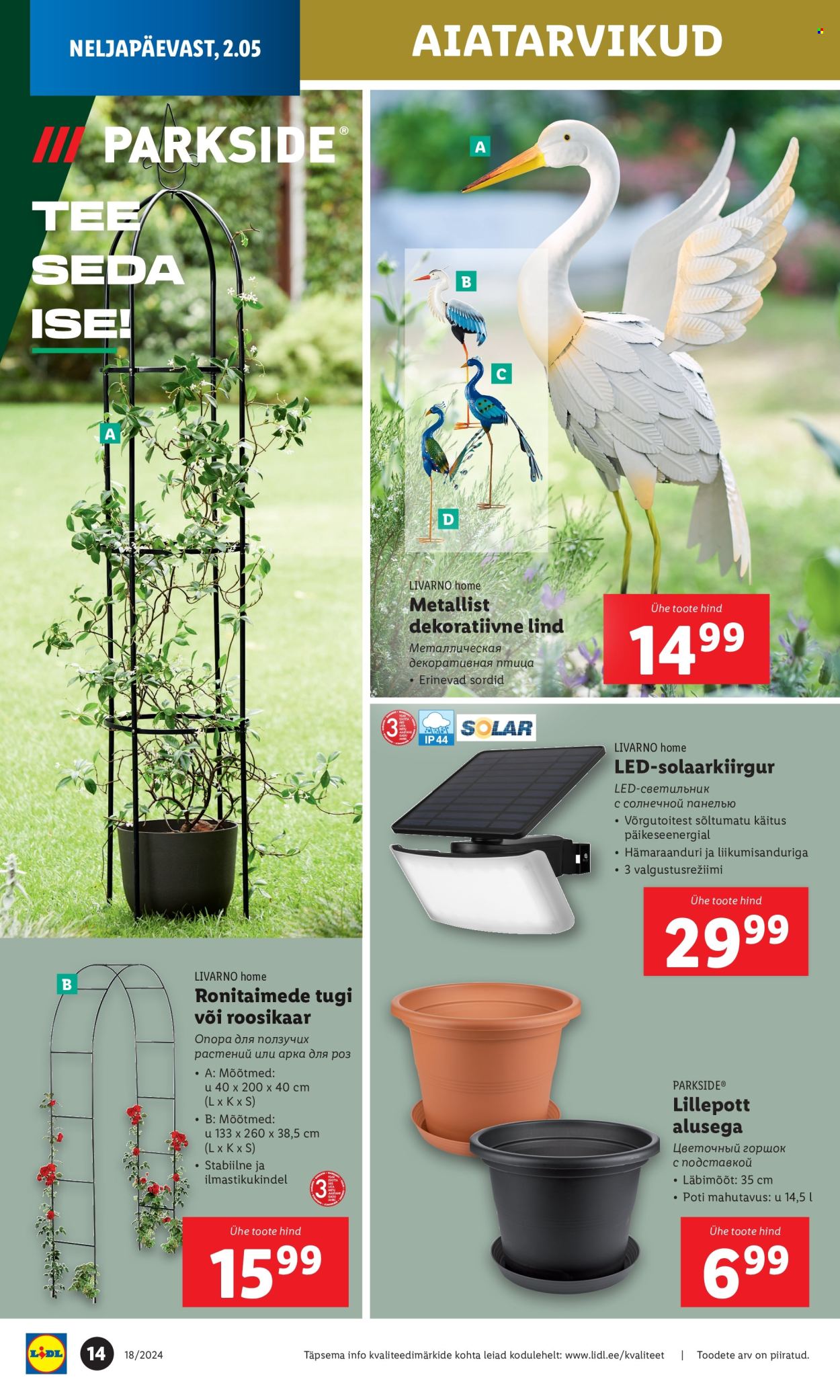 Lidl kliendileht - 29.04.2024 - 05.05.2024. Lehekülg 14
