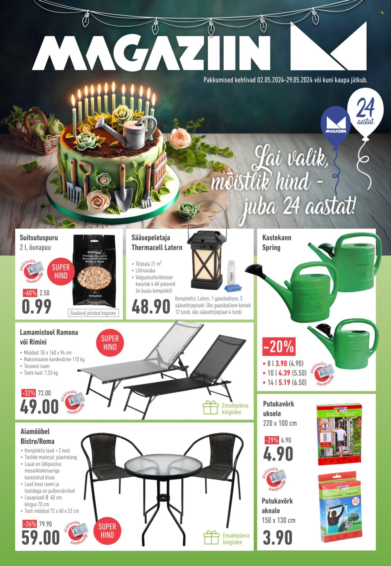 Magaziin kliendileht - 02.05.2024 - 29.05.2024. Lehekülg 1