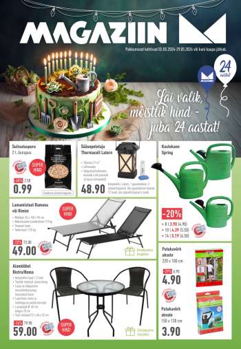 Kaupluse Magaziin kliendileht - 02.05.2024 - 29.05.2024.