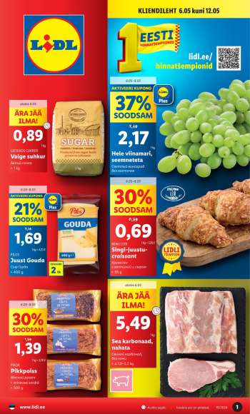 Kaupluse Lidl kliendileht - 06.05.2024 - 12.05.2024.