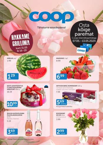 Kaupluse Coop kliendileht - 07.05.2024 - 13.05.2024.