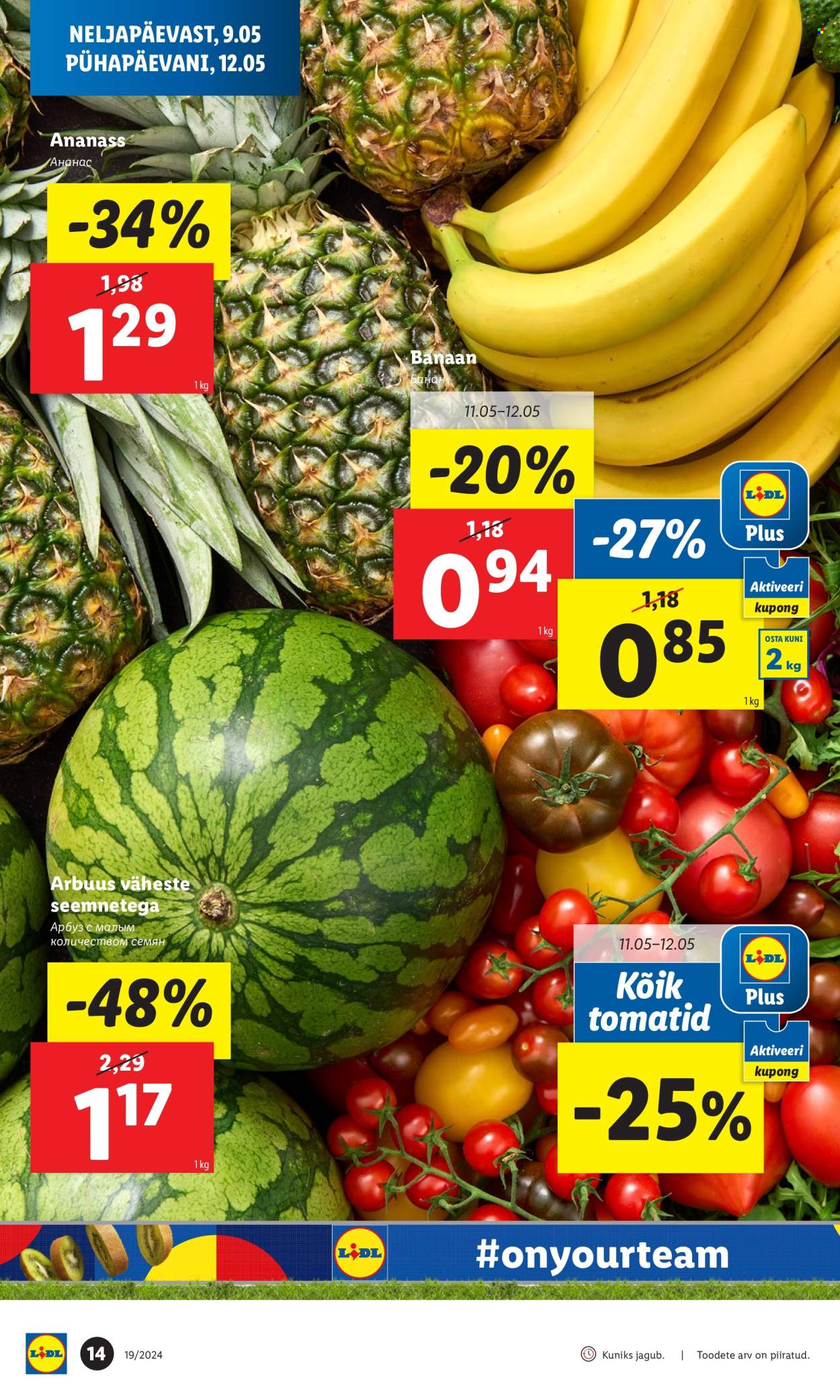 Lidl kliendileht - 09.05.2024 - 12.05.2024. Lehekülg 14