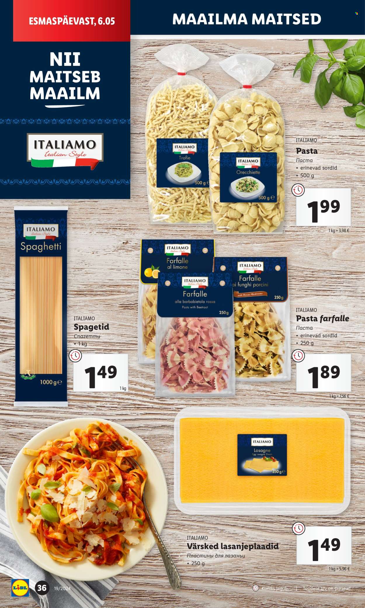 Lidl kliendileht - 09.05.2024 - 12.05.2024. Lehekülg 36