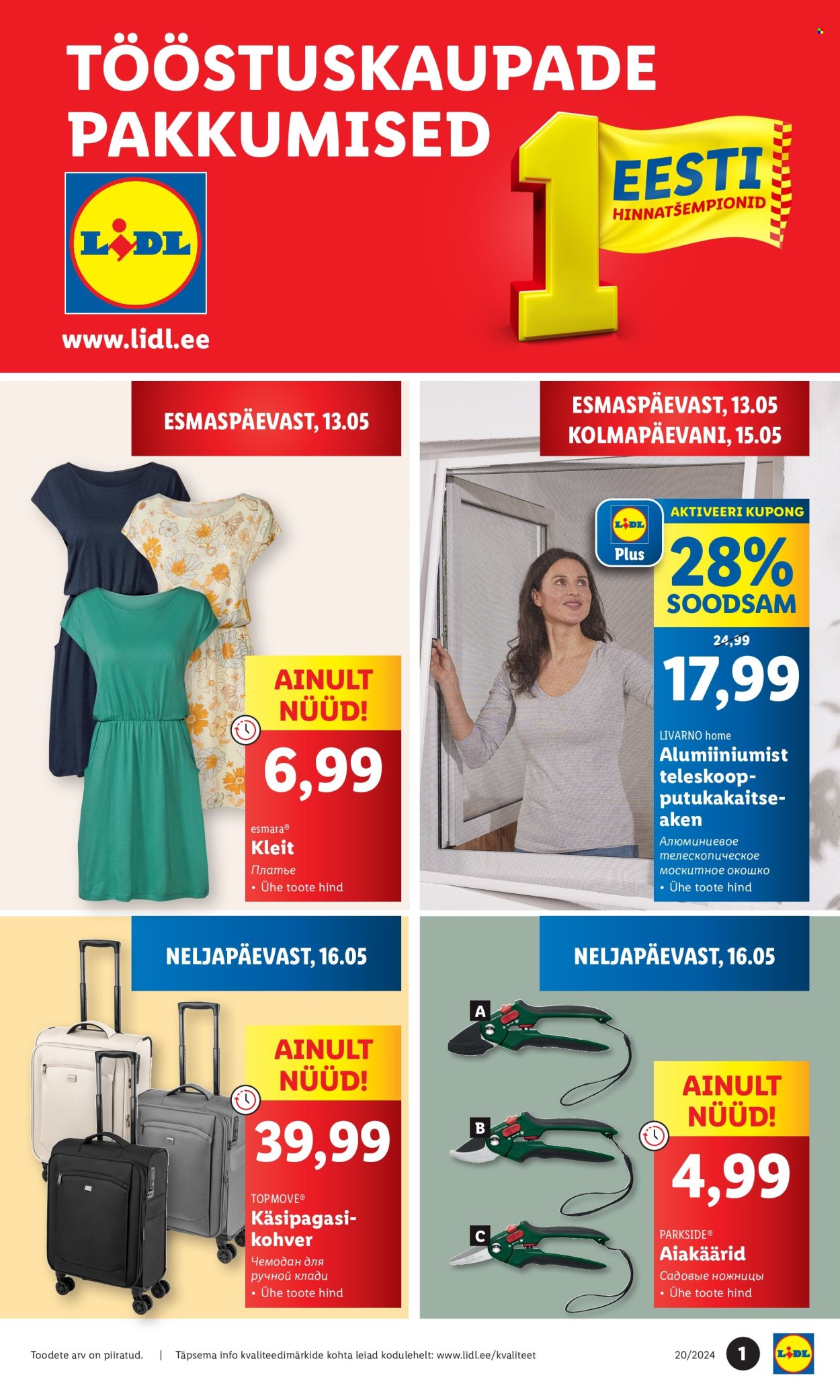Lidl kliendileht - 13.05.2024 - 19.05.2024. Lehekülg 1
