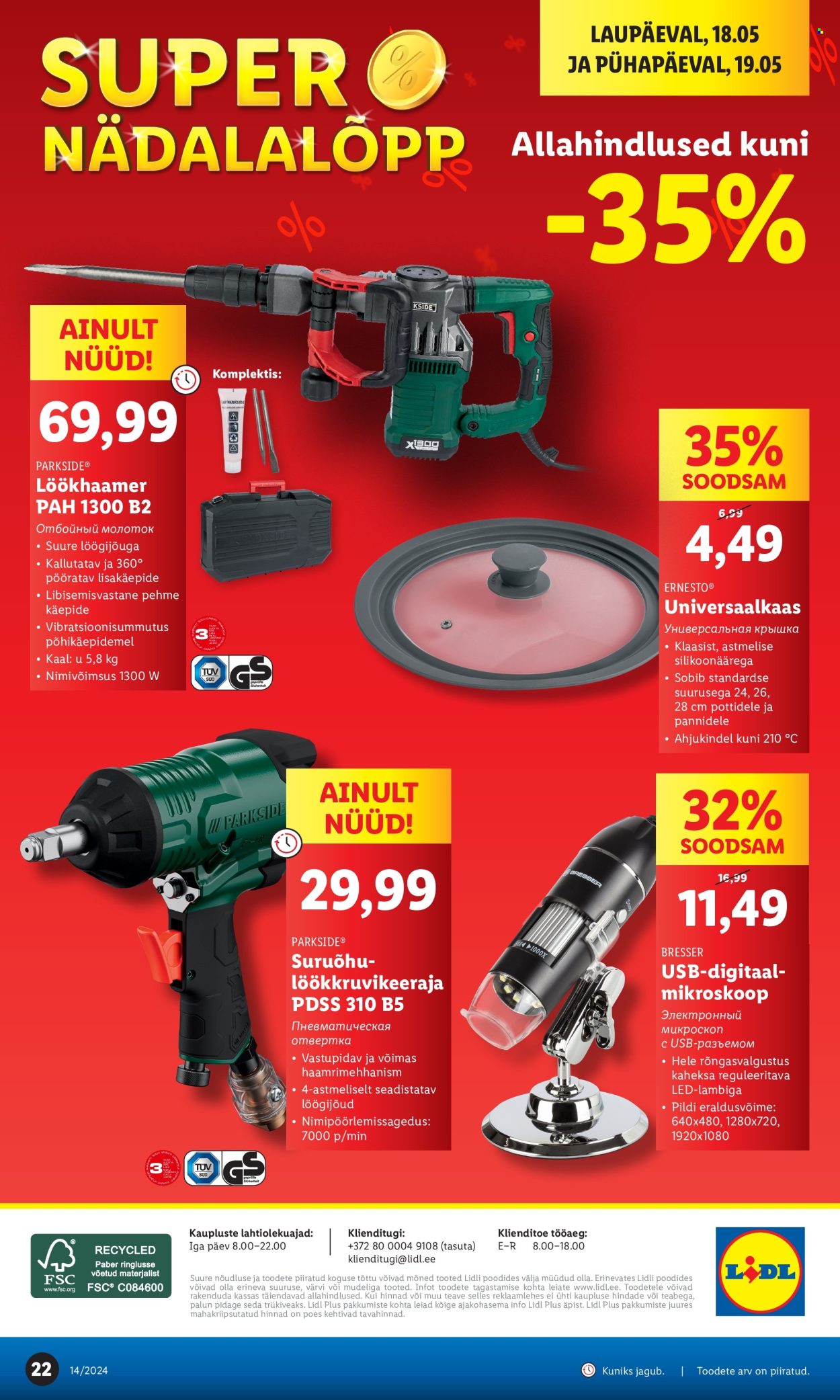 Lidl kliendileht - 13.05.2024 - 19.05.2024. Lehekülg 22