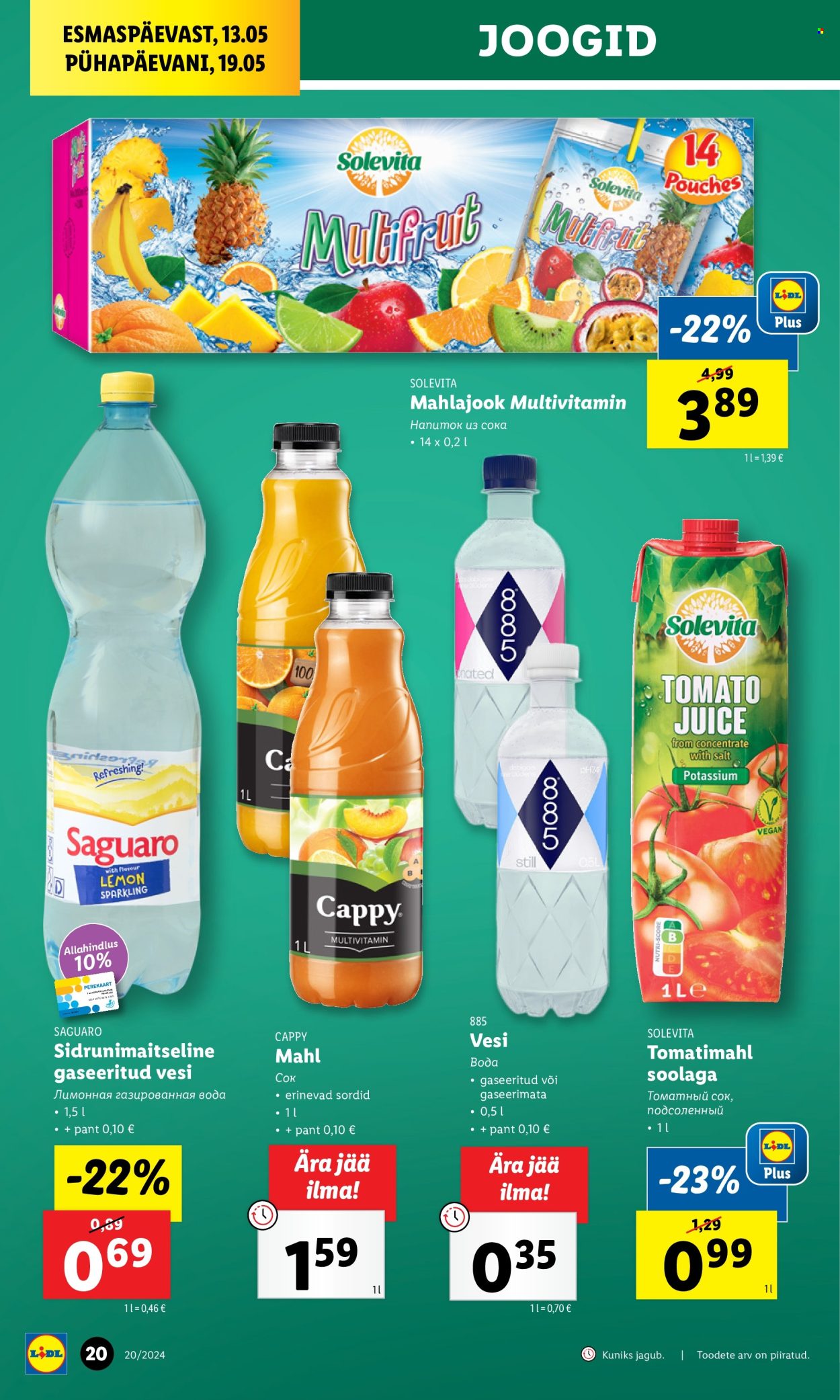 Lidl kliendileht - 16.05.2024 - 19.05.2024. Lehekülg 20