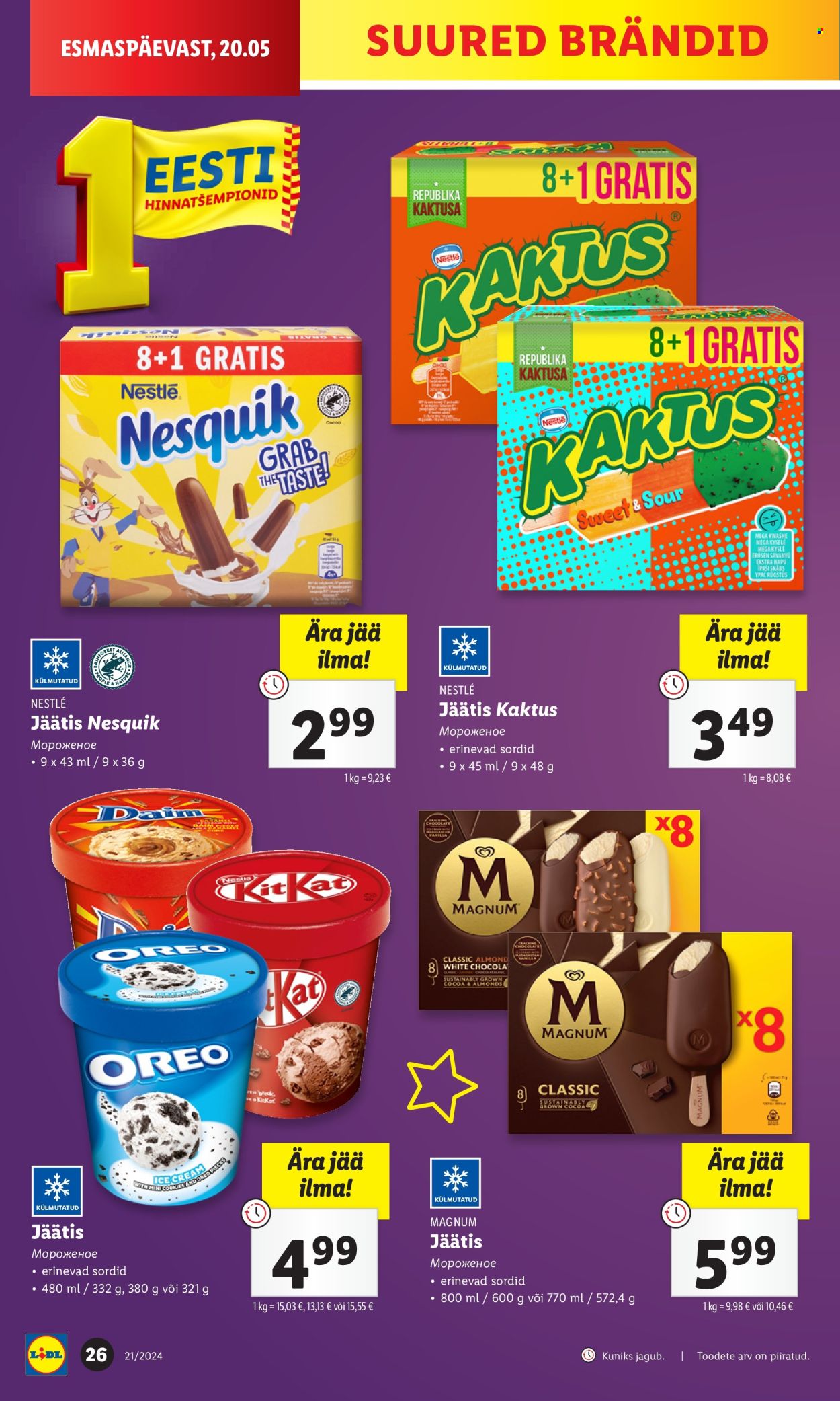 Lidl kliendileht - 20.05.2024 - 26.05.2024. Lehekülg 26