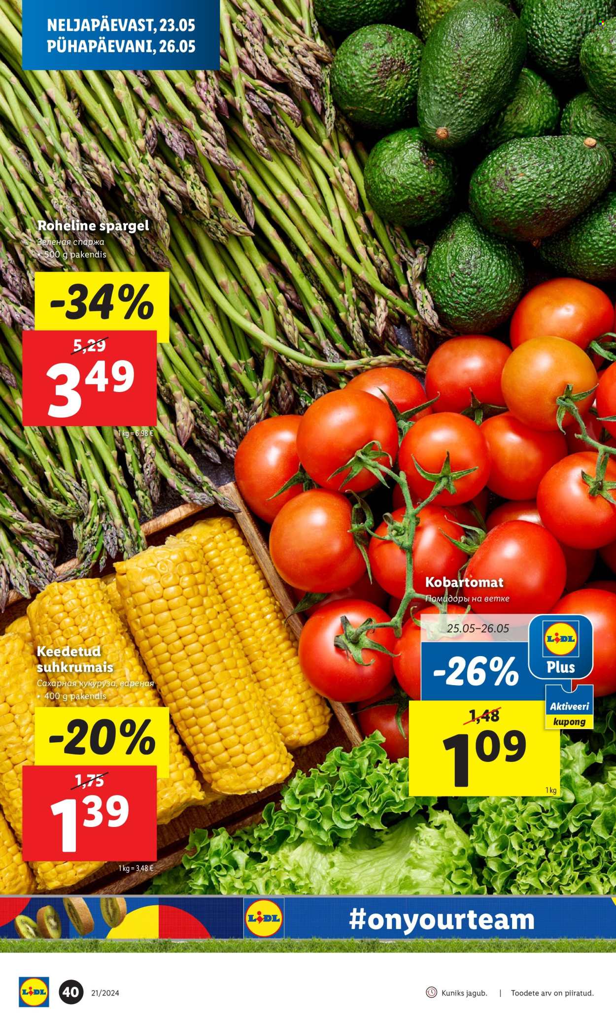 Lidl kliendileht - 20.05.2024 - 26.05.2024. Lehekülg 40