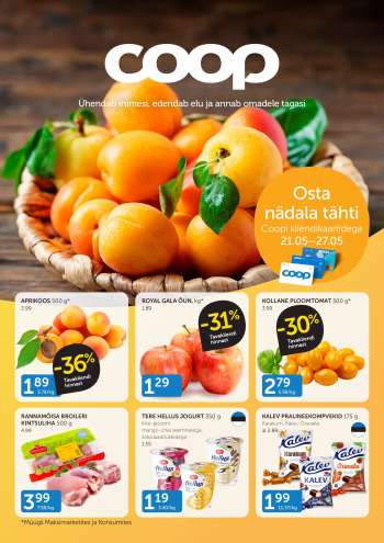 Kaupluse Coop kliendileht - 21.05.2024 - 27.05.2024.