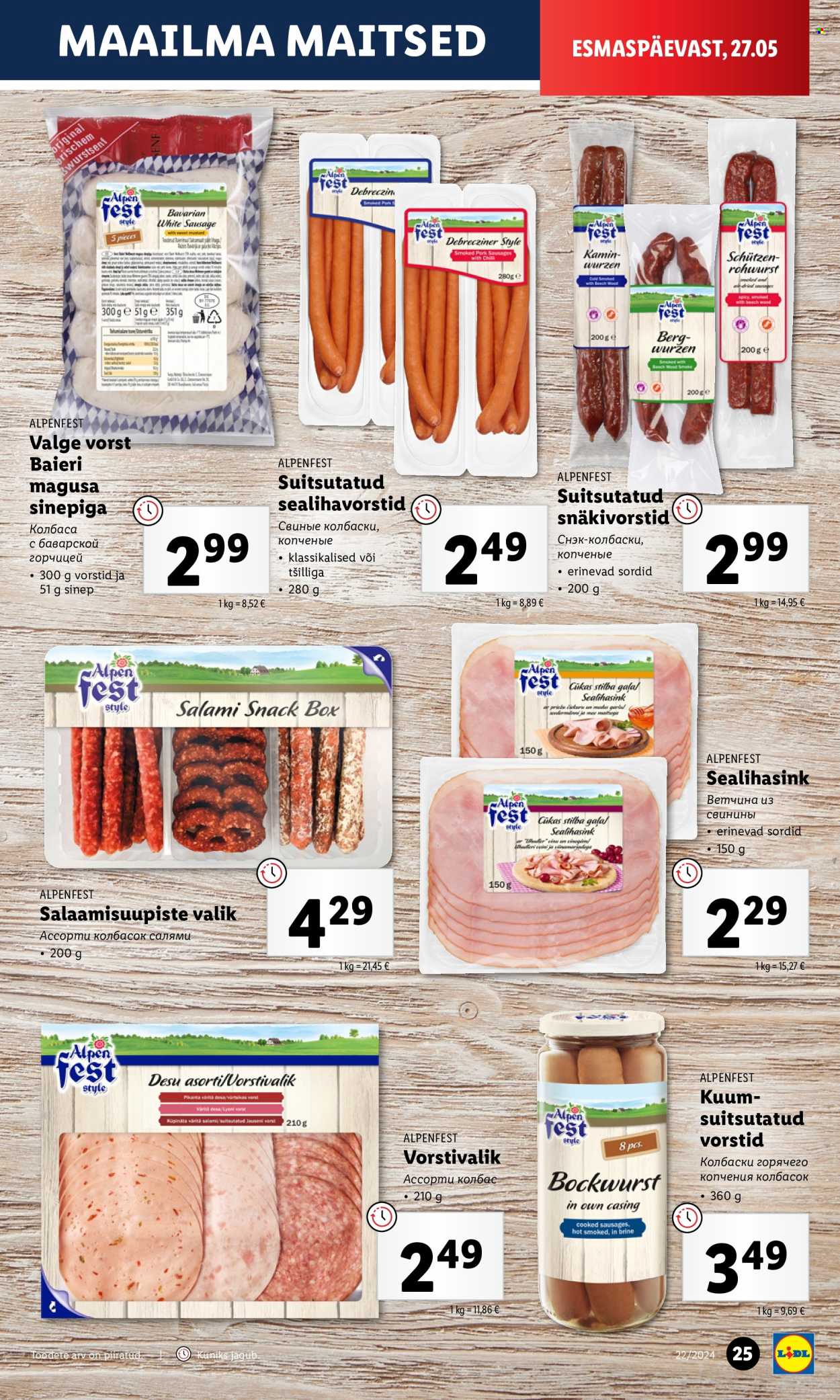 Lidl kliendileht - 27.05.2024 - 02.06.2024. Lehekülg 25