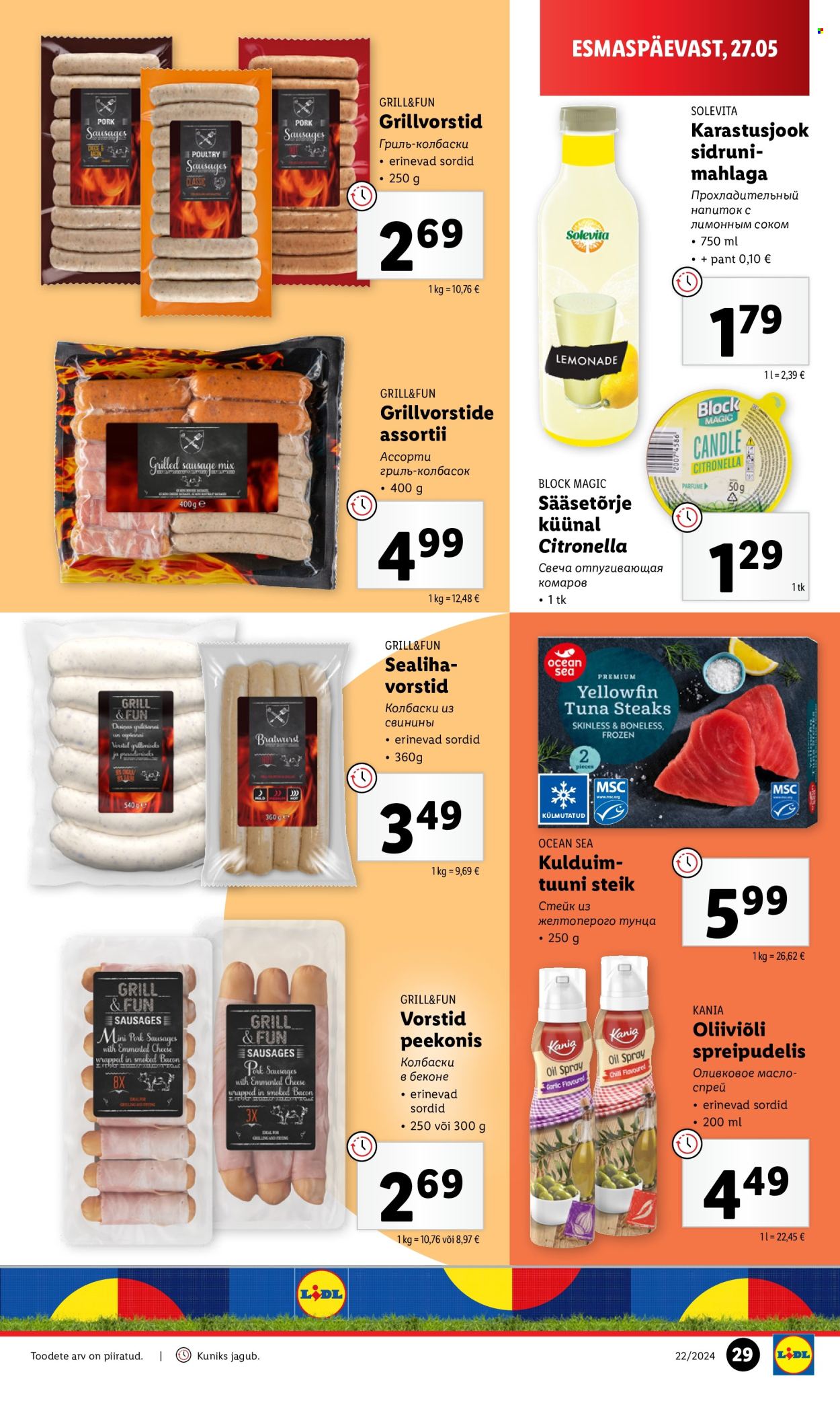 Lidl kliendileht - 27.05.2024 - 02.06.2024. Lehekülg 29