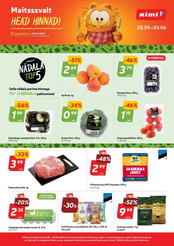 Kaupluse Rimi kliendileht - 28.05.2024 - 03.06.2024.