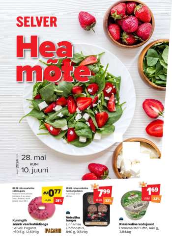 Kaupluse Selver kliendileht - 28.05.2024 - 10.06.2024.