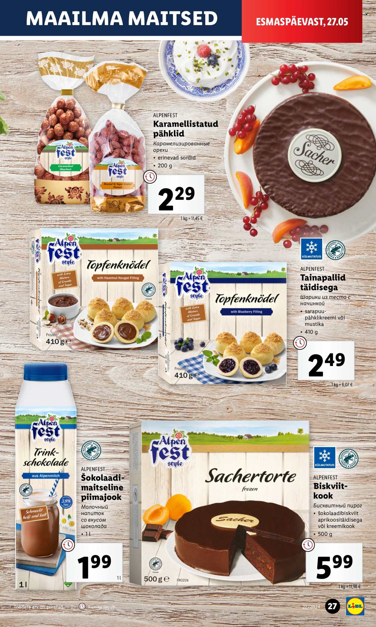 Lidl kliendileht - 30.05.2024 - 02.06.2024. Lehekülg 27