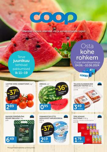 Kaupluse Coop kliendileht - 04.06.2024 - 10.06.2024.