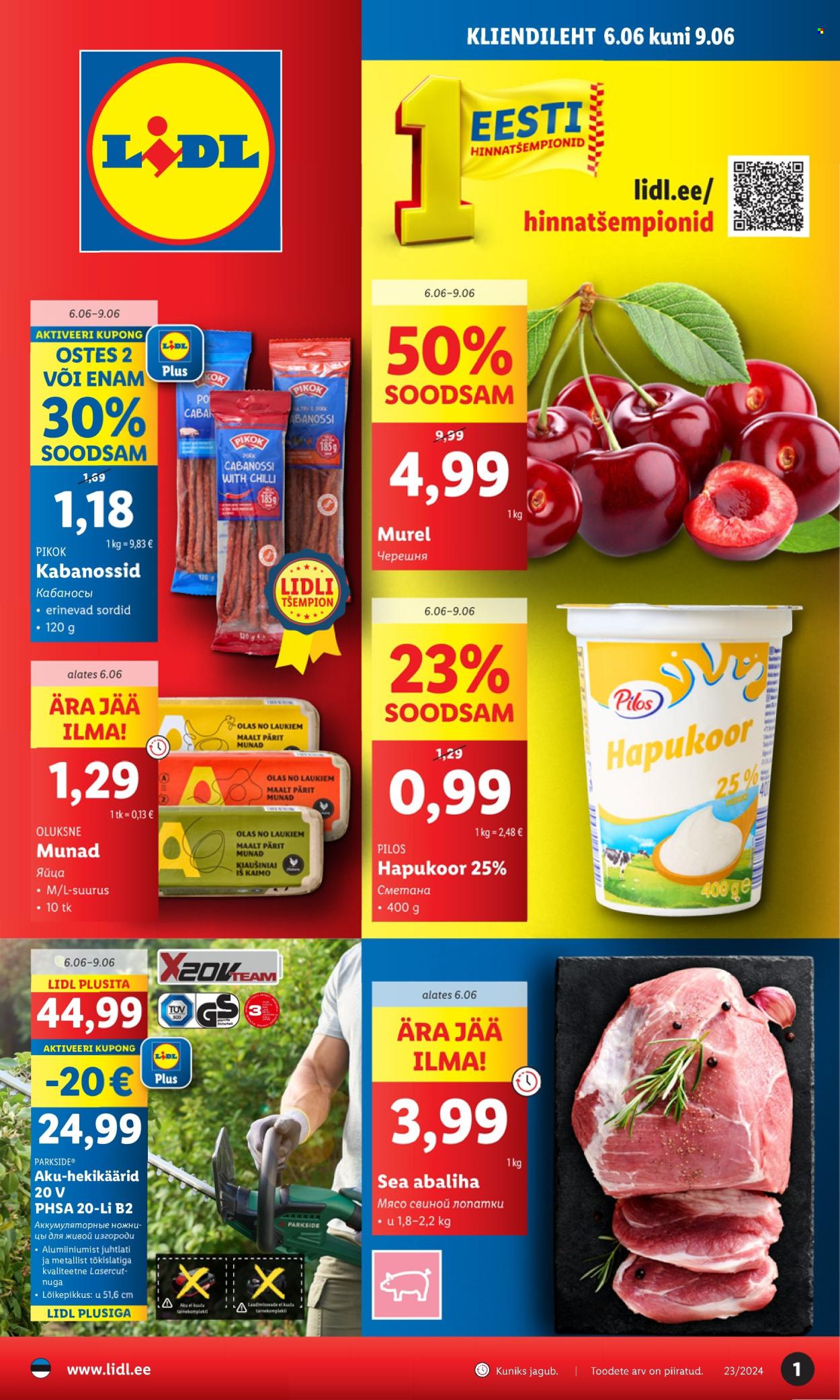 Lidl kliendileht - 06.06.2024 - 09.06.2024. Lehekülg 1