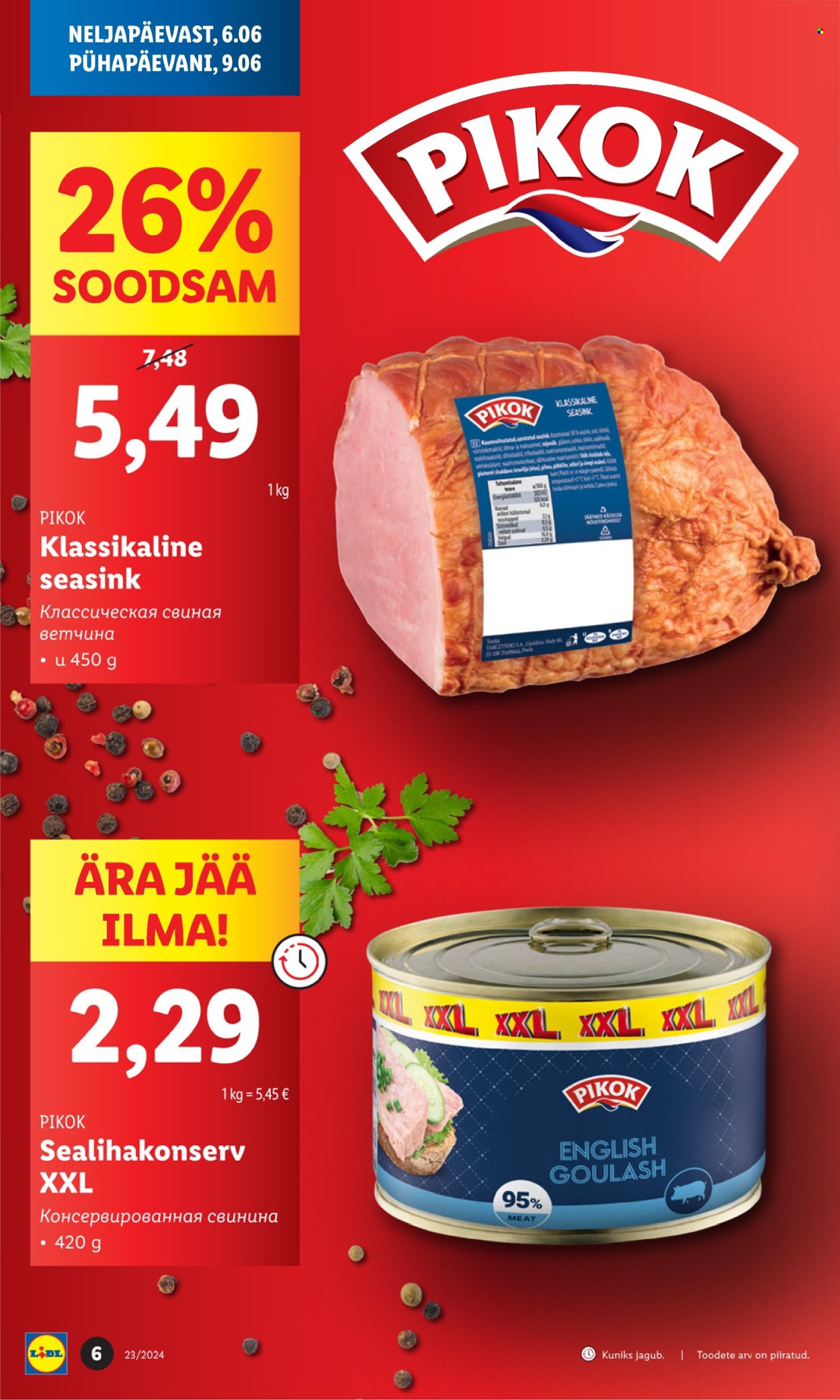 Lidl kliendileht - 06.06.2024 - 09.06.2024. Lehekülg 6