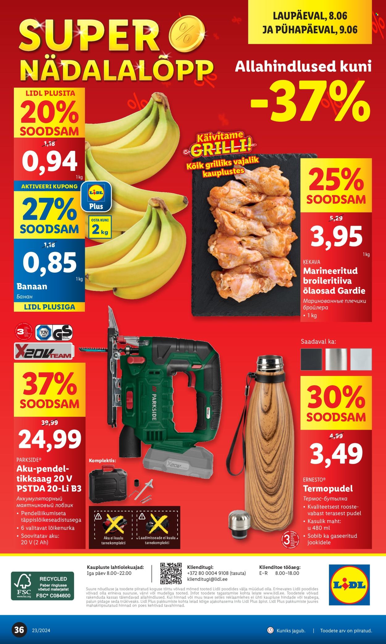 Lidl kliendileht - 06.06.2024 - 09.06.2024. Lehekülg 36