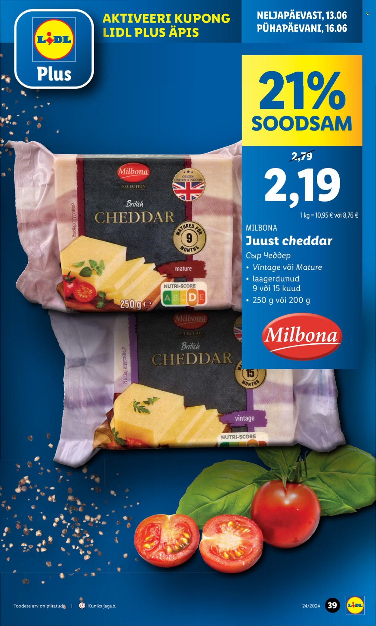 Lidl kliendileht - 10.06.2024 - 16.06.2024. Lehekülg 39
