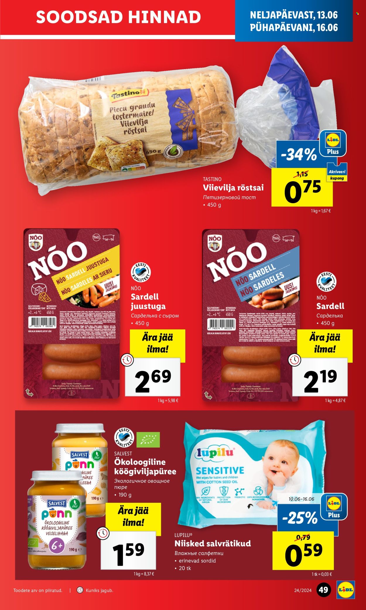 Lidl kliendileht - 10.06.2024 - 16.06.2024. Lehekülg 49