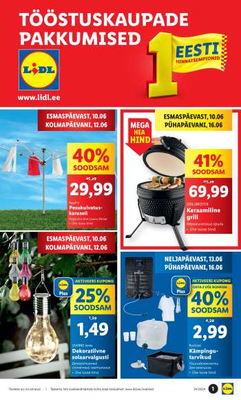 Kaupluse Lidl kliendileht - 10.06.2024 - 16.06.2024.