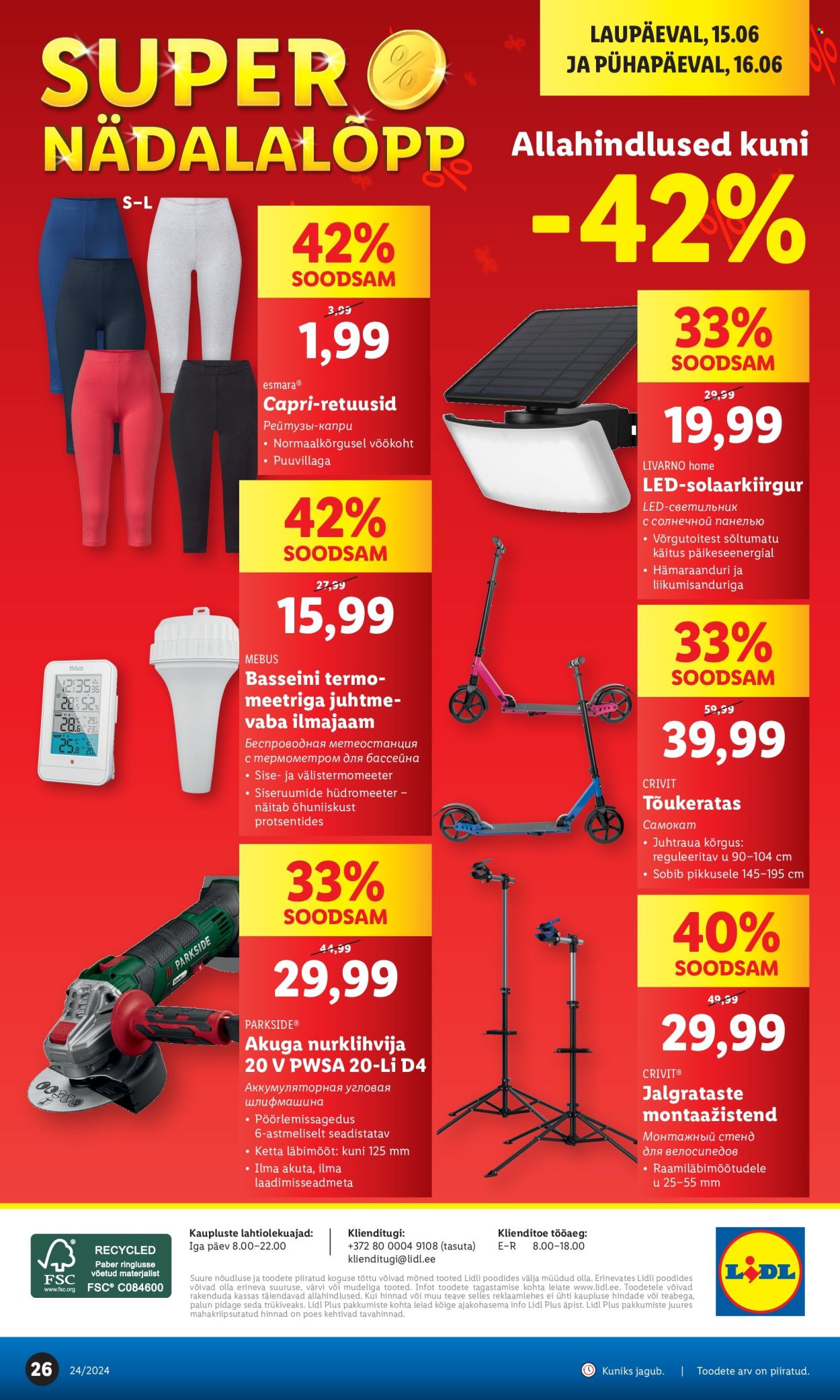 Lidl kliendileht - 10.06.2024 - 16.06.2024. Lehekülg 26