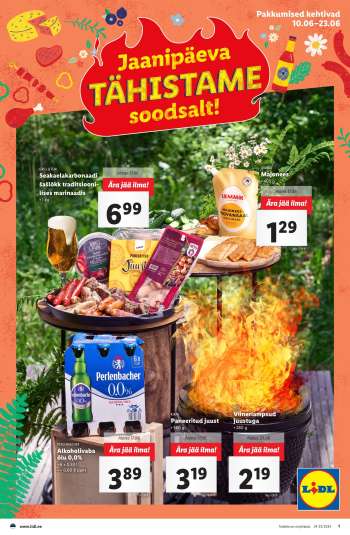 Kaupluse Lidl kliendileht - 10.06.2024 - 23.06.2024.