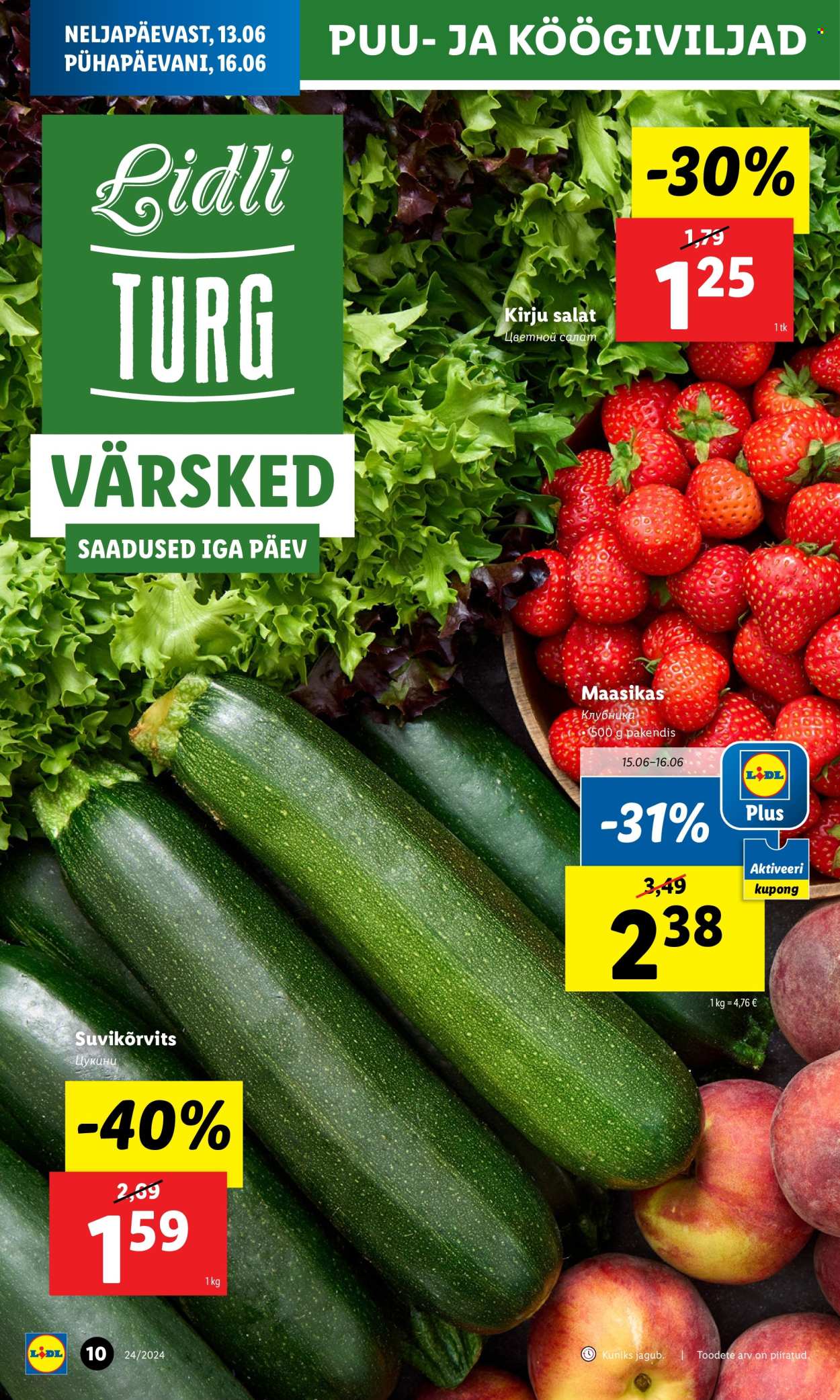 Lidl kliendileht - 13.06.2024 - 16.06.2024. Lehekülg 10