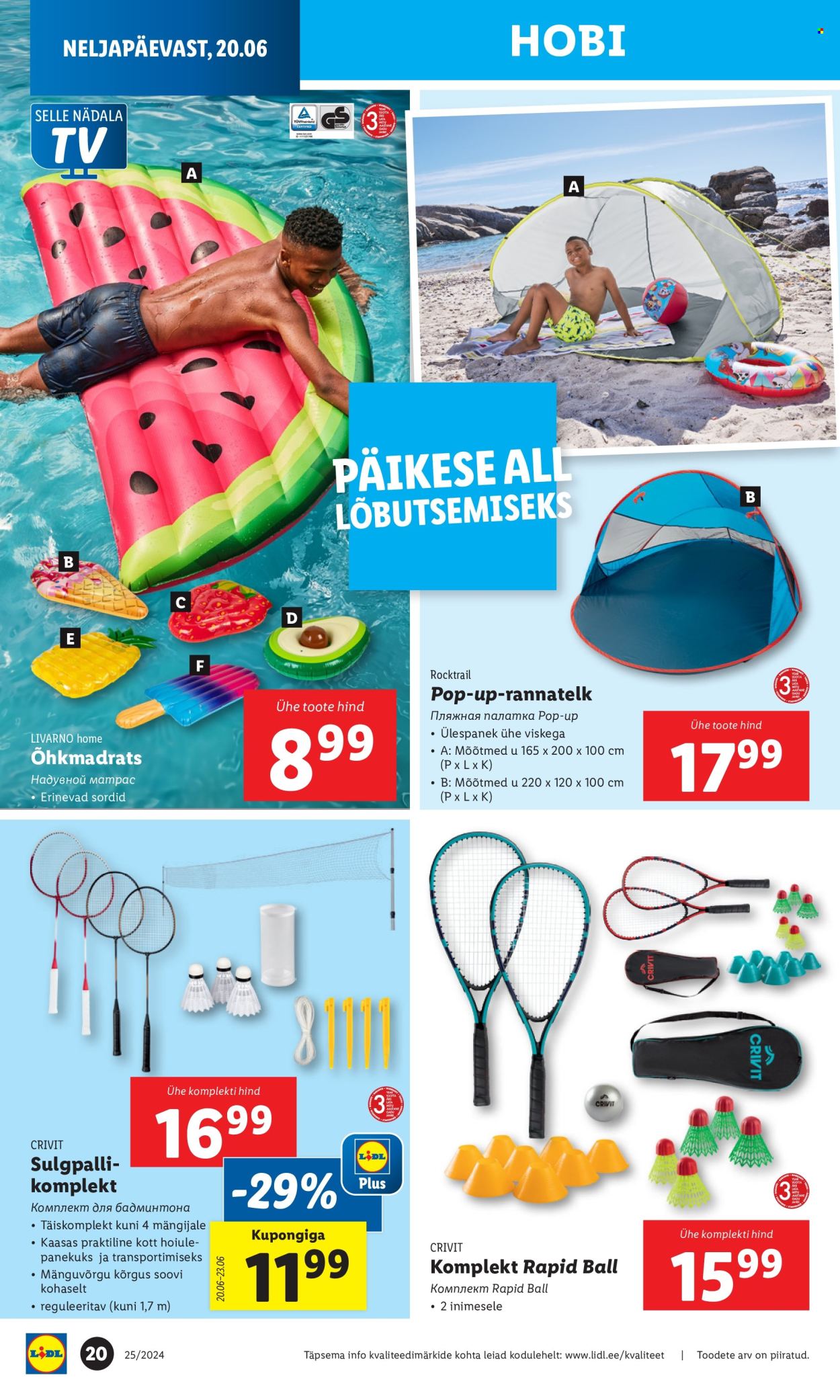 Lidl kliendileht - 17.06.2024 - 23.06.2024. Lehekülg 20