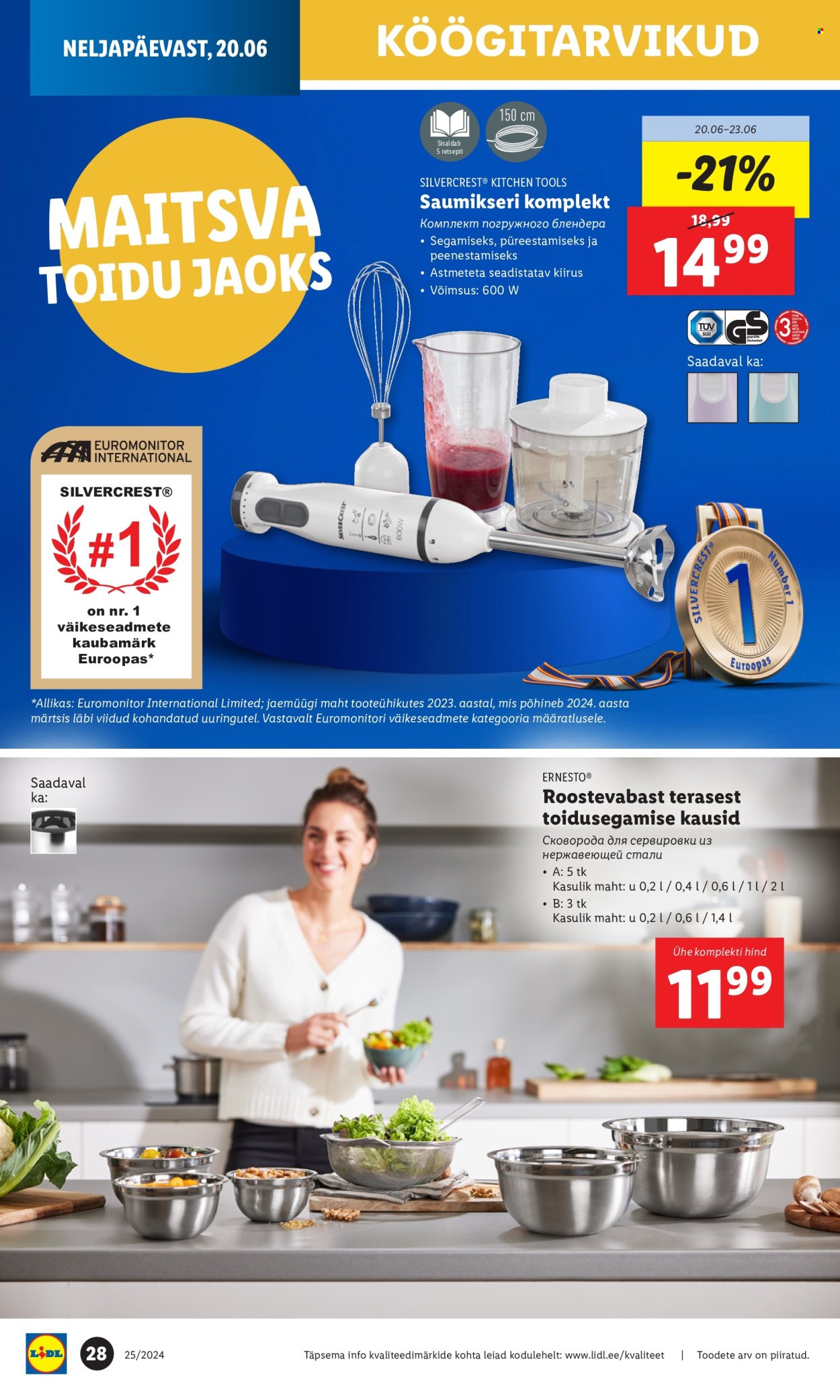 Lidl kliendileht - 17.06.2024 - 23.06.2024. Lehekülg 28