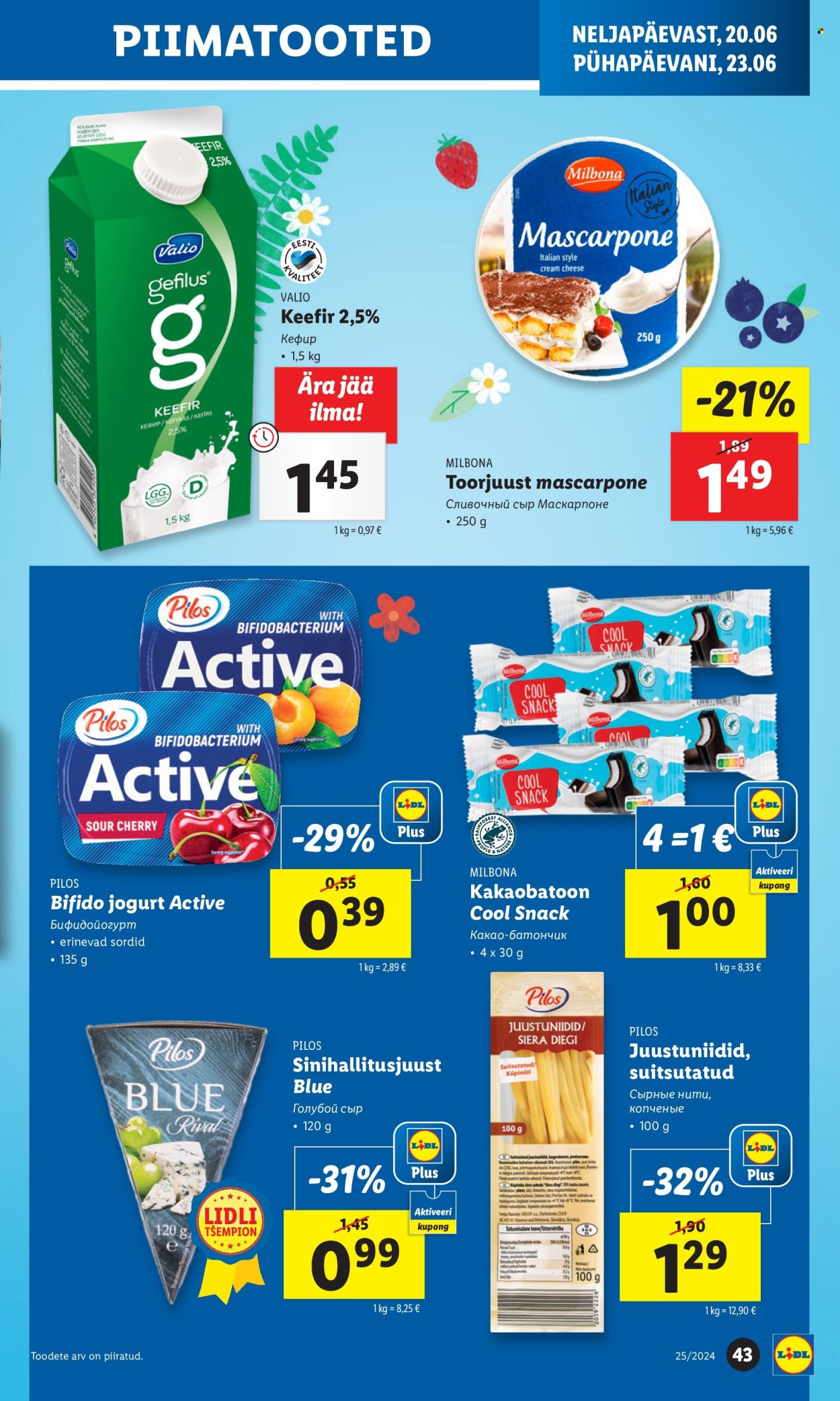 Lidl kliendileht - 17.06.2024 - 23.06.2024. Lehekülg 43