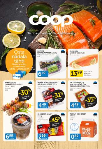 Kaupluse Coop kliendileht - 18.06.2024 - 24.06.2024.