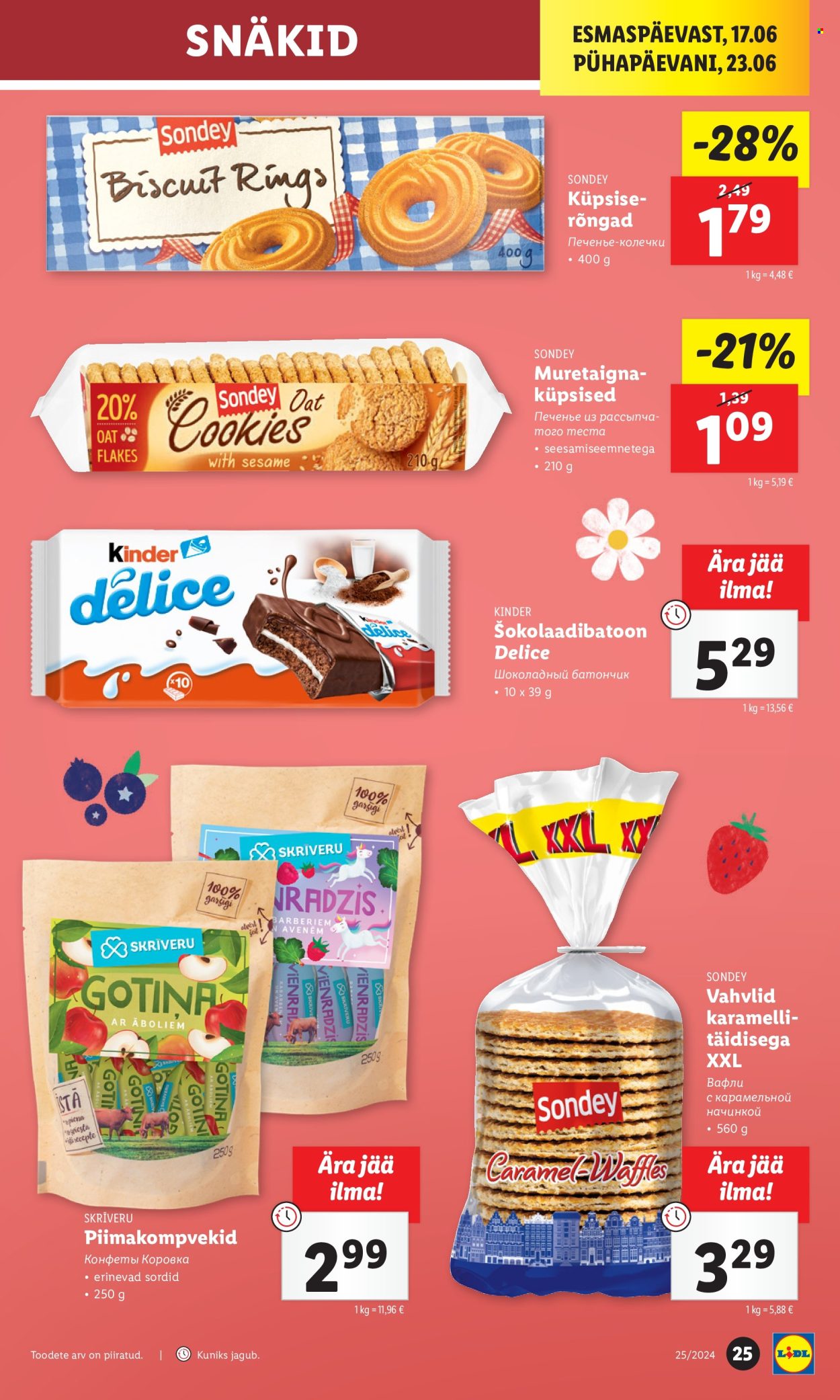 Lidl kliendileht - 20.06.2024 - 23.06.2024. Lehekülg 25