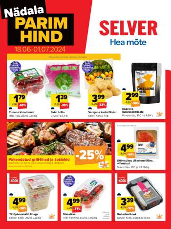 Kaupluse Selver kliendileht - 18.06.2024 - 01.07.2024.