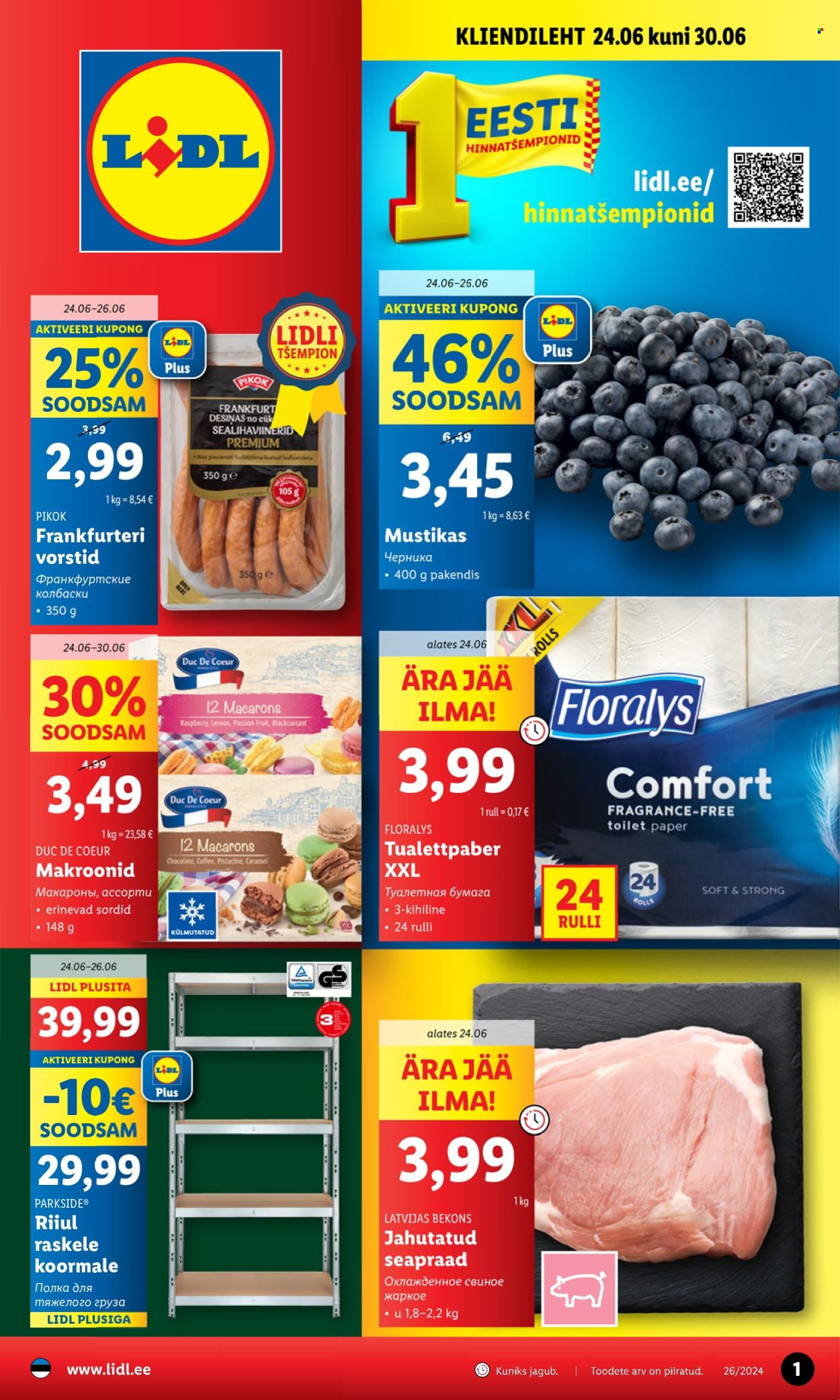 Lidl kliendileht - 24.06.2024 - 30.06.2024. Lehekülg 1