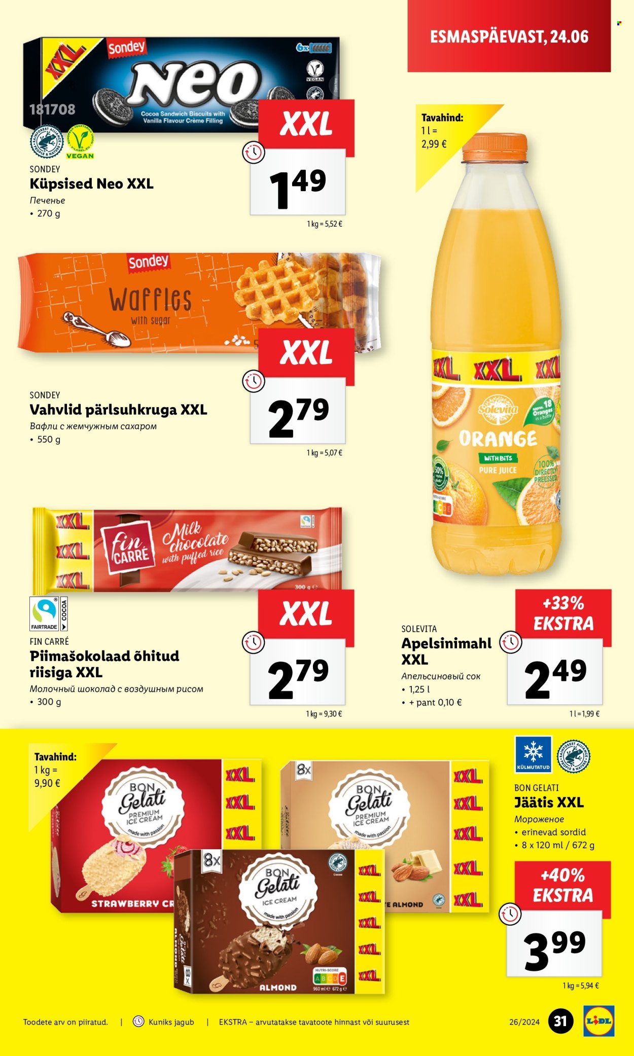 Lidl kliendileht - 24.06.2024 - 30.06.2024. Lehekülg 31