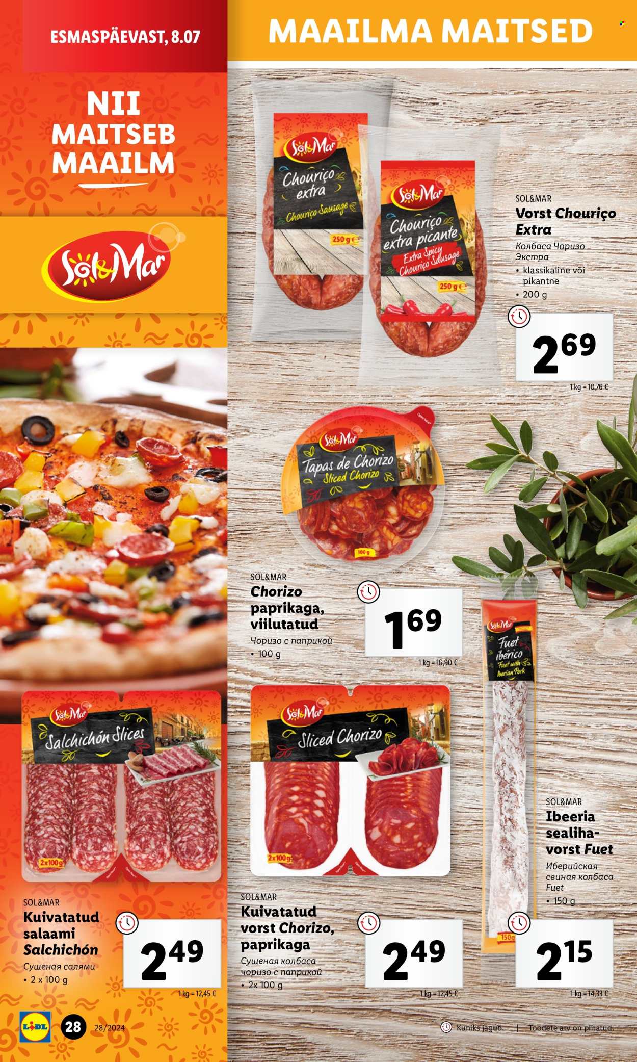 Lidl kliendileht - 08.07.2024 - 14.07.2024. Lehekülg 28