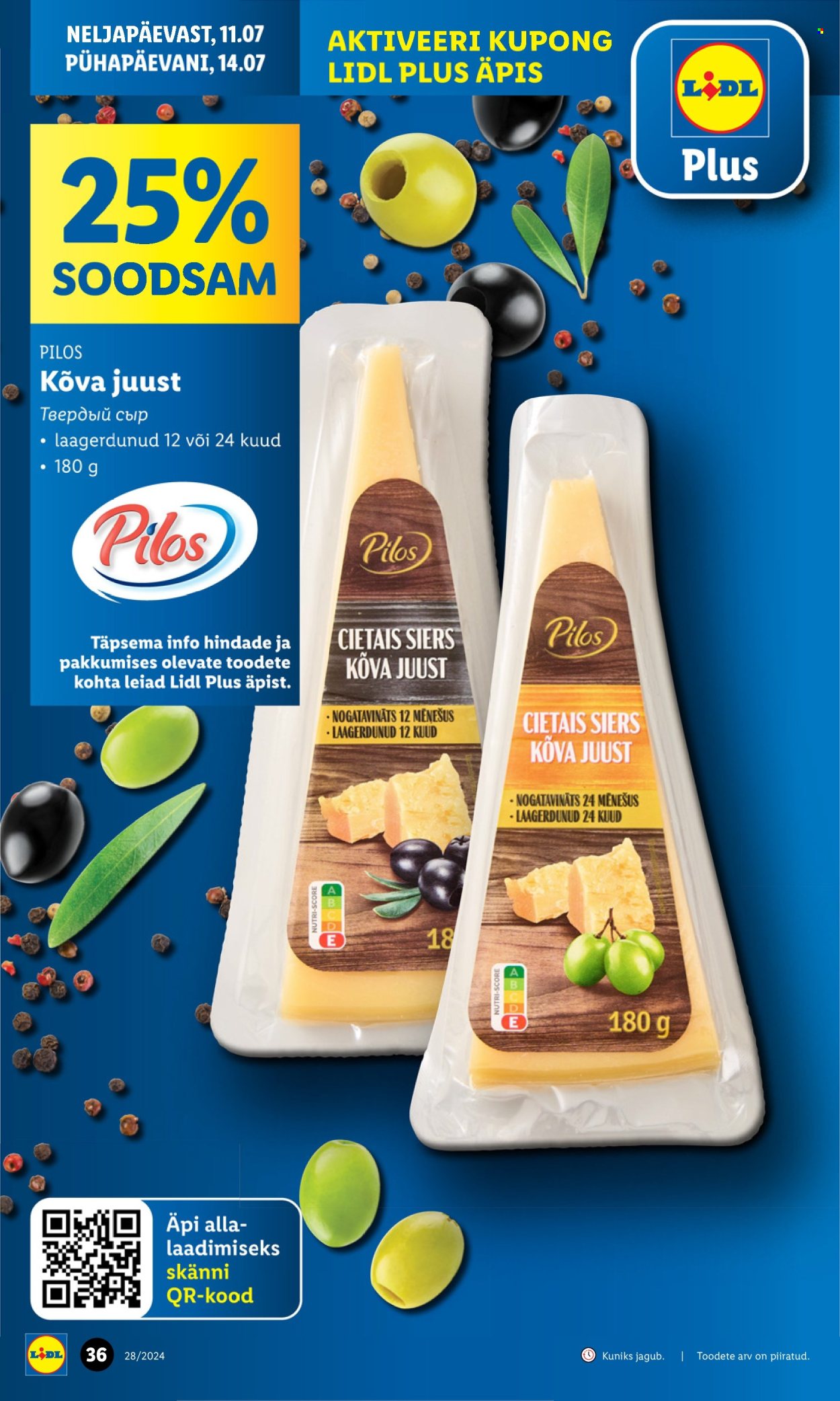 Lidl kliendileht - 08.07.2024 - 14.07.2024. Lehekülg 36