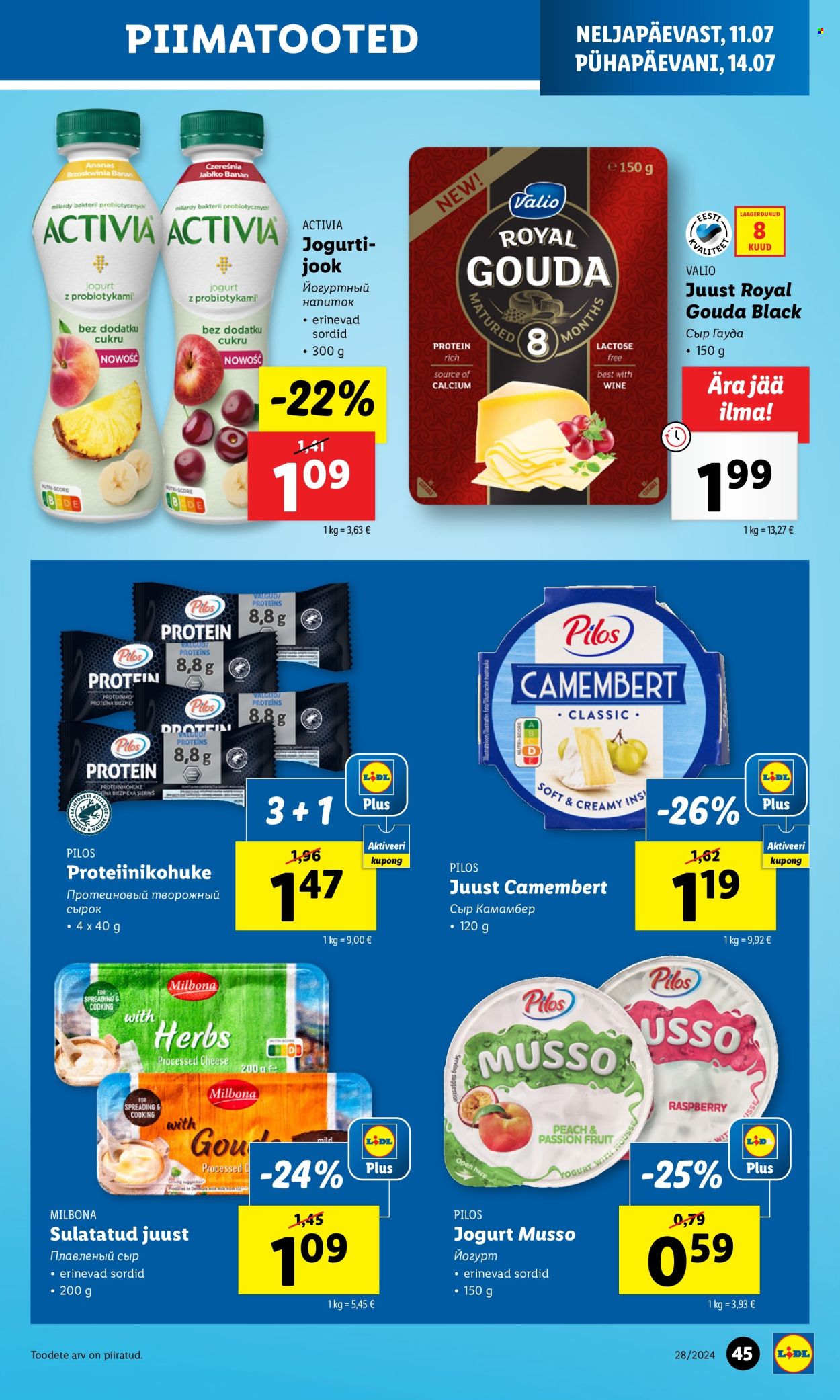 Lidl kliendileht - 08.07.2024 - 14.07.2024. Lehekülg 45
