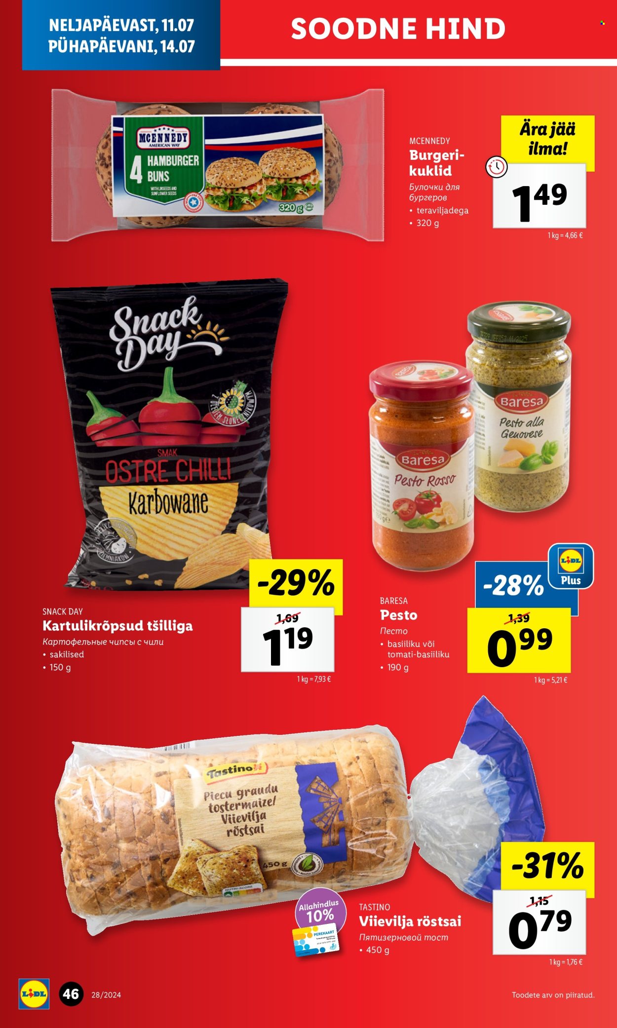 Lidl kliendileht - 08.07.2024 - 14.07.2024. Lehekülg 46