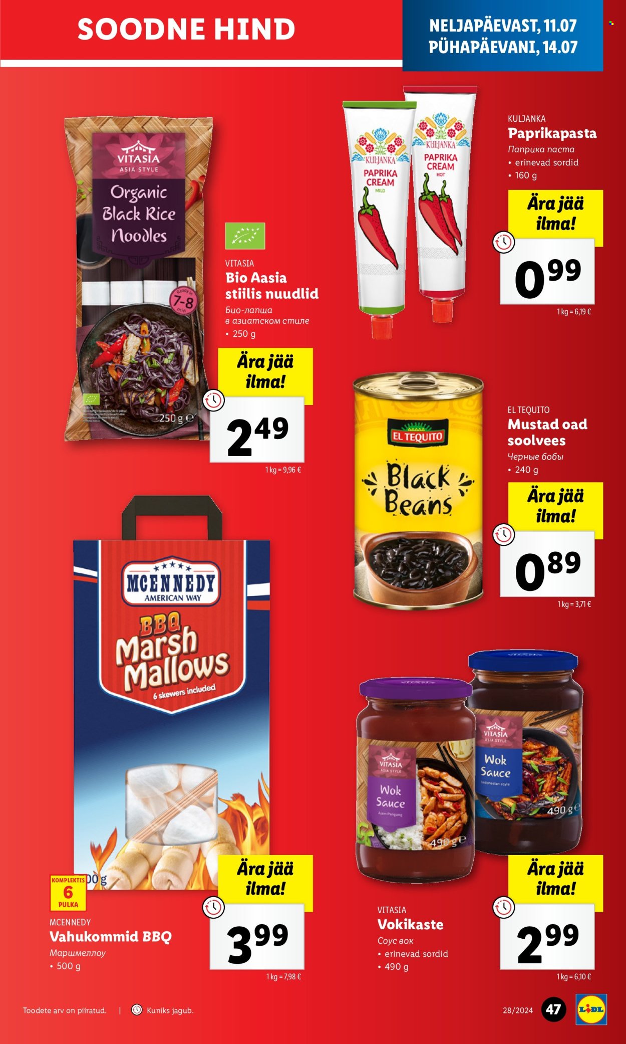 Lidl kliendileht - 08.07.2024 - 14.07.2024. Lehekülg 47