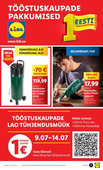 Kaupluse Lidl kliendileht - 08.07.2024 - 14.07.2024.