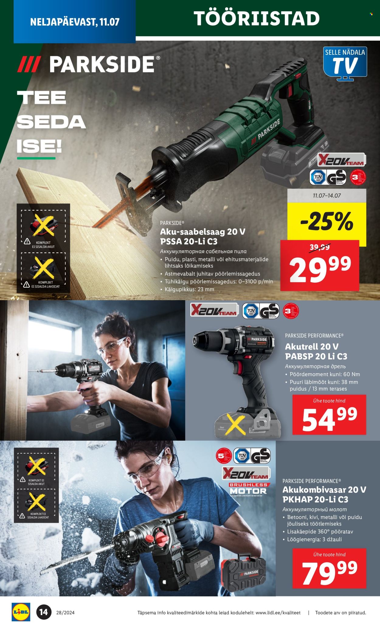 Lidl kliendileht - 08.07.2024 - 14.07.2024. Lehekülg 14
