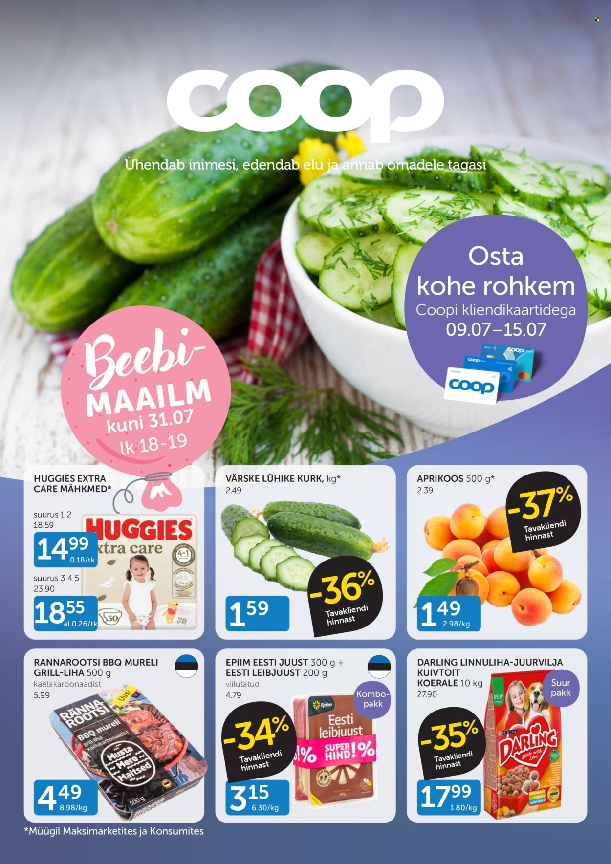 Coop kliendileht - 09.07.2024 - 15.07.2024. Lehekülg 1