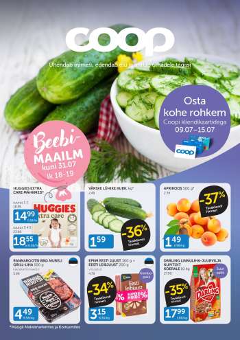 Kaupluse Coop kliendileht - 09.07.2024 - 15.07.2024.