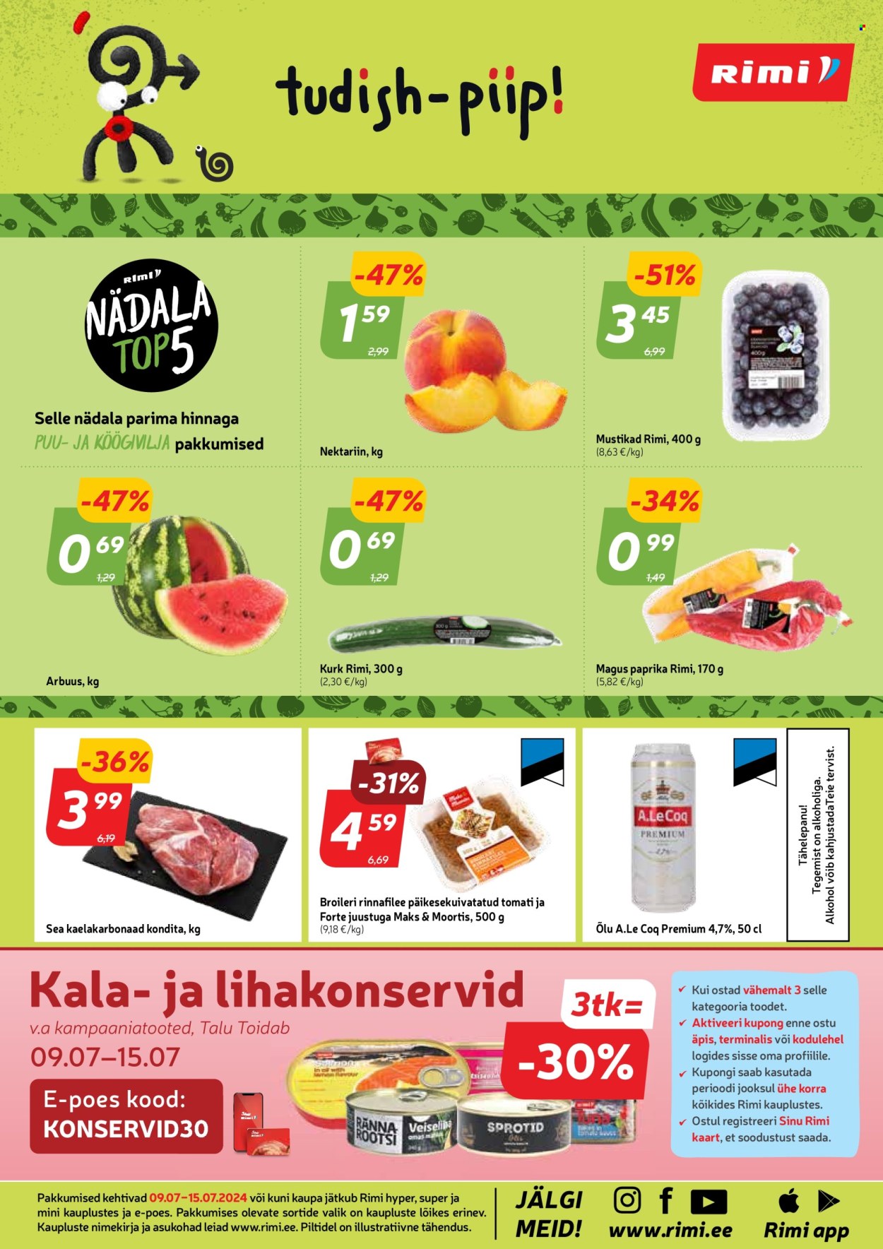 Rimi kliendileht - 09.07.2024 - 15.07.2024. Lehekülg 20