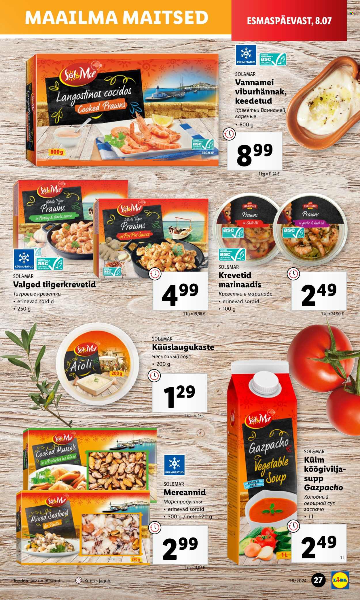Lidl kliendileht - 11.07.2024 - 14.07.2024. Lehekülg 27